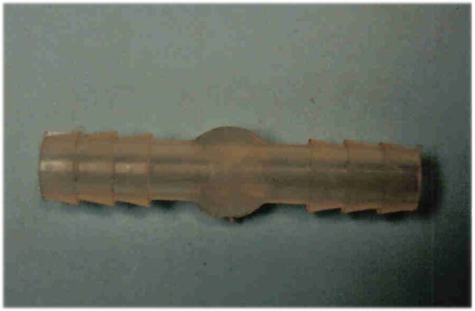Package of 10 Plastic Hose Splicer For 1/4" Tubing