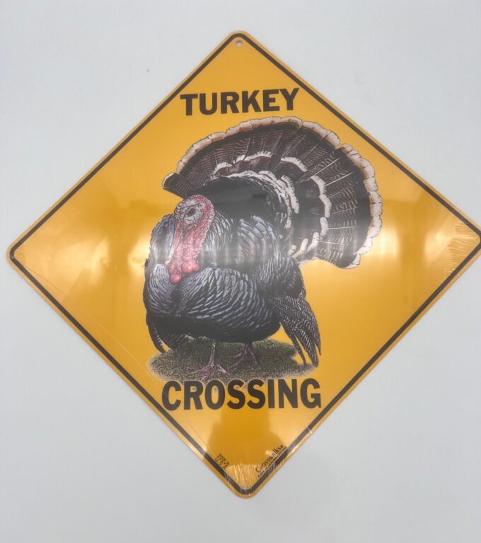 Turkey Crossing Sign