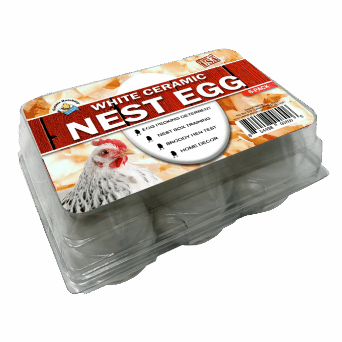Ceramic Nest Eggs – 6 Pack