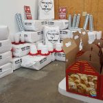 Stacks of Animal Bedding