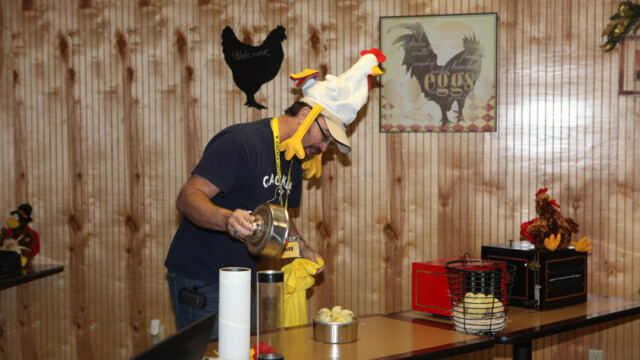 magic show at chicken festival