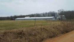 Big Grey Barn from side view